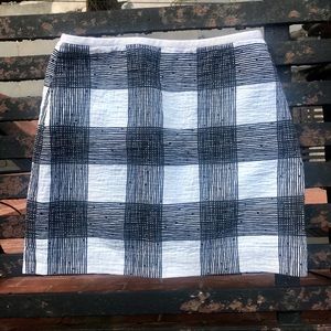 Unique Plaid 100% Cotton Madewell Mini Skirt